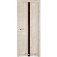 Межкомнатная дверь ProfilDoors 2.04XN L 40x200 (каштан светлый, стекло lacobel коричневый лак)