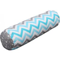 Декоративная подушка Мебельград Соня 20x60 (зигзаг небесный)