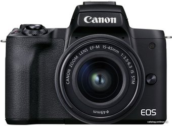 Canon EOS M50 Mark II Kit EF-M 15-45mm f/3.5-6.3 IS STM (черный)