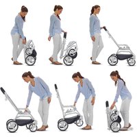 Универсальная коляска Inglesina Quad (3 в 1, ocean blue)