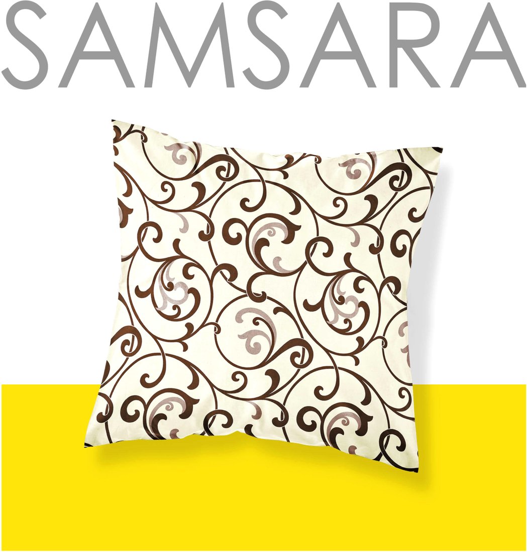 

Постельное белье Samsara Завитки пломбир 7070Н-5 70x70