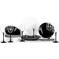 Столовый сервиз Luminarc Harena Black White N2243