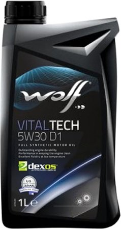 

Моторное масло Wolf VitalTech 5W-30 D1 1л
