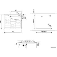 Варочная панель Smeg S264X2