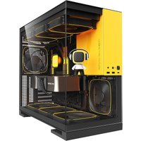 Корпус Geometric Future Model 5 5FAN (черный/желтый)