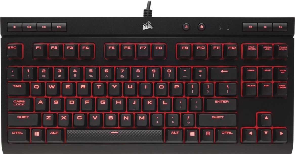 

Клавиатура Corsair K63 (Cherry MX Red, нет кириллицы)