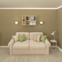 Полка Кортекс-мебель КМ 25 (венге светлый)