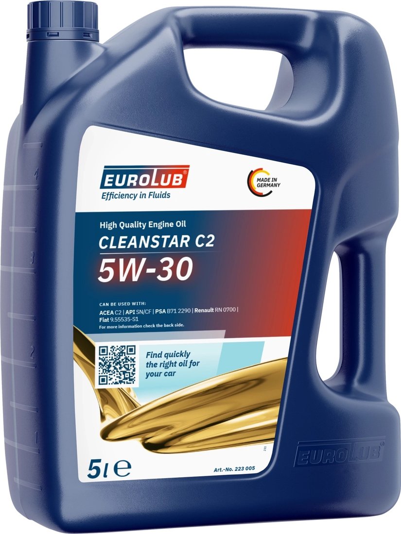 

Моторное масло EUROLUB Cleanstar C2 5W-30 5л