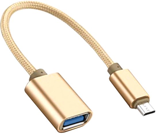 

Адаптер Atom USB Type-C 3.1 - USB А 2.0 OTG (0.15 м, золотой)