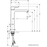 Смеситель Hansgrohe Metris 31082000