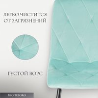 Стул Mio Tesoro Тренто (мятный/черный)