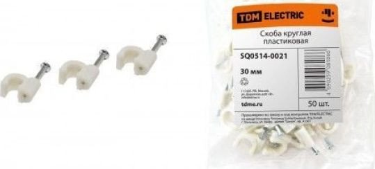 

Скоба гвоздевая TDM Electric SQ0514-0021 (50 шт)