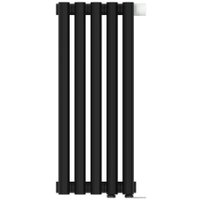 Стальной трубчатый радиатор Сунержа Эстет-00 EU50 500х225 5 секций (матовый черный)