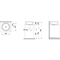 Умывальник Laufen Pro B 812962 42x42