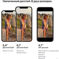 Смартфон Apple iPhone 12 mini 128GB Восстановленный by Breezy, грейд A+ (белый)