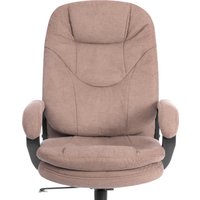 Офисное кресло TetChair Comfort Lux (22) metalBL (ткань, светло-коричневый, KUB 03)