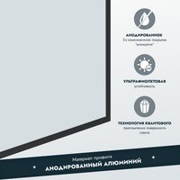 Стеклянная шторка для ванны Benetto BEN-403_BL_C в Бресте