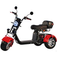 Электроскутер White Siberia CityCoco WS-Pro Trike 3000W 21Ah (с красными брызговиками)