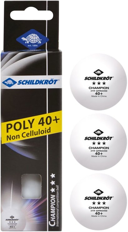 

Мяч для настольного тенниса Donic-Schildkrot 3-Star Champion ITTF Poly 40+