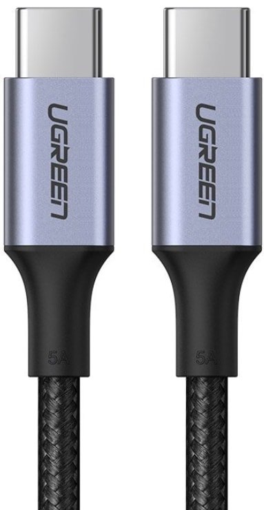 

Кабель Ugreen US316 70428 USB Type-C - USB Type-C (1.5 м, черный)