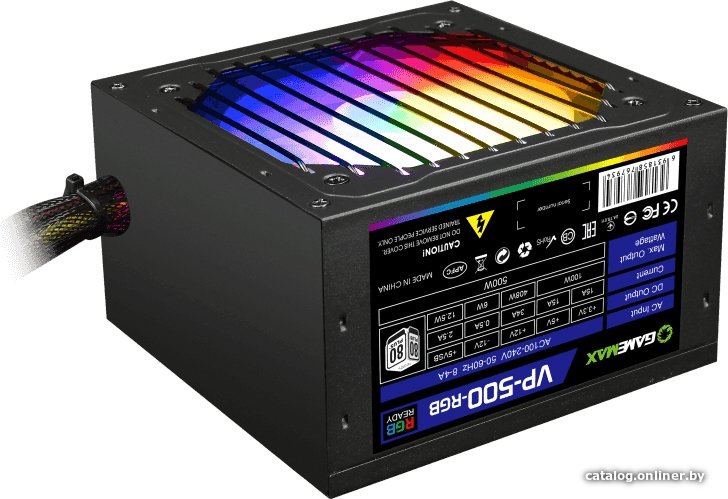 Блок питания GameMax VP-500-RGB