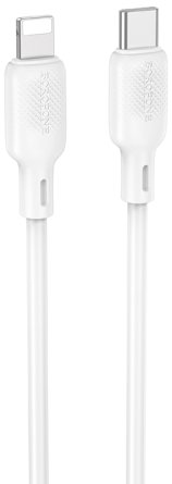 

Кабель Borofone BX113 USB Type-C - Lightning (1 м, белый)
