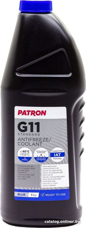 Антифриз Patron G11 Standard Blue 1кг