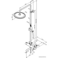 Душевая система  Damixa Scandinavian Pure 936740300