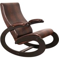 Кресло-качалка Glider Экси М (коричневый/венге)