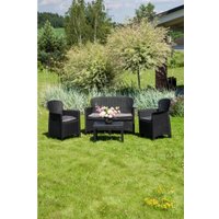 Набор садовой мебели Ipae Progarden JUN06CAN (антрацит)