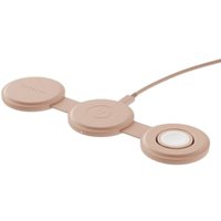 Беспроводное зарядное Satechi OntheGo 3-in-1 Charger ST-QTG31R (розовый)