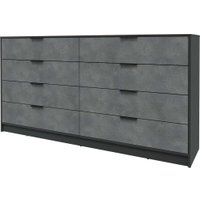 Комод Интерлиния Концепт КТ-К197 (бетон портленд/антрацит)