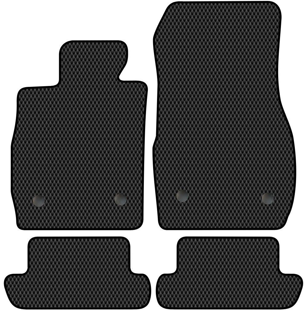 

Комплект ковриков для авто Alicosta BMW 8-Series II (купе / G15 (купе)) 2019 - 2022 (черный, ромб)