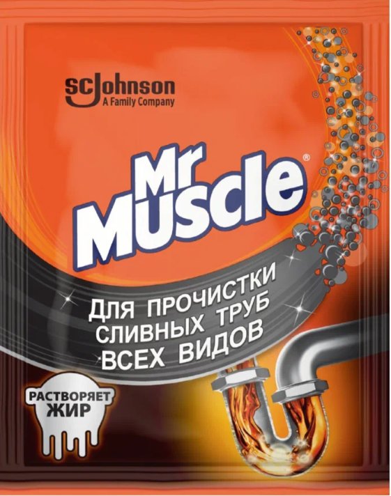 

Средство для труб Mr. Muscle Гранулы 70 г