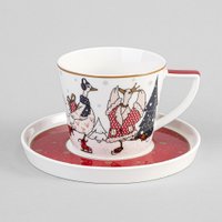 Чашка с блюдцем Lefard Family Christmas 425-161