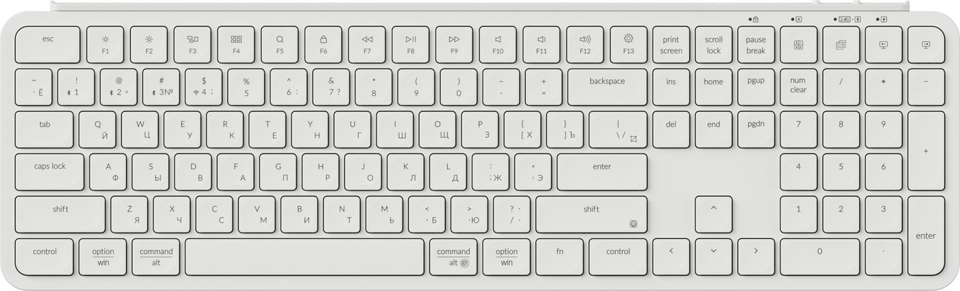 

Клавиатура Keychron B6 Pro B6P-K8-RU (белый)