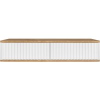 Тумба Shtabe Royal 5010 эко (белый/дуб сантана)