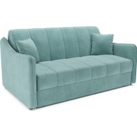 Диван Мебель-АРС Давос ППУ 180x200 см M2-111-12 (голубой Luna 089)