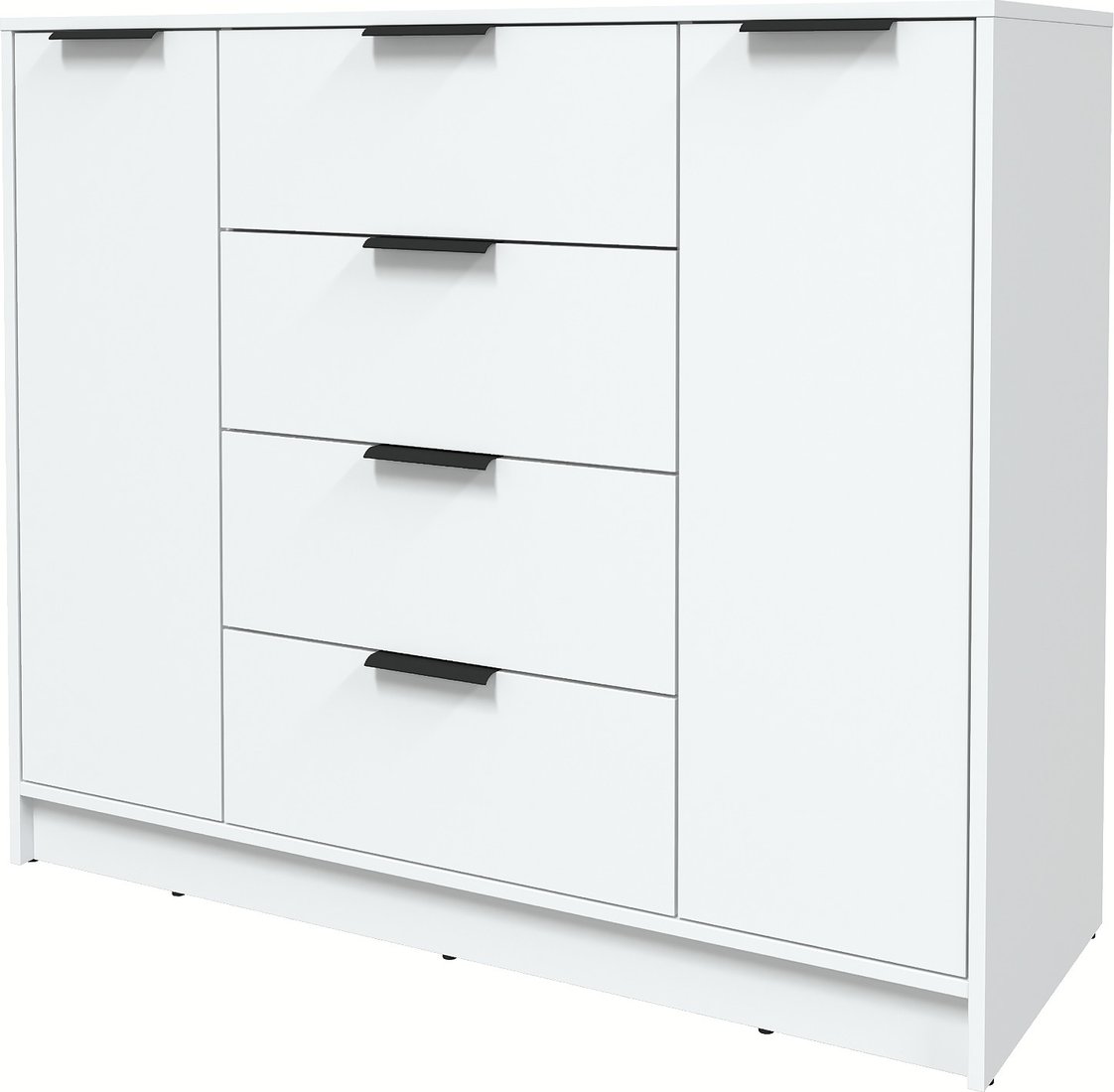 

Тумба Интерлиния Концепт КТ-Т120 Глосс (белый платинум/белый)