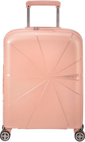Чемодан-спиннер American Tourister Starvibe Met. Peach 55 см