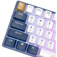 Клавиатура Royal Kludge RK61 Plus RGB (белый, RK Brown)