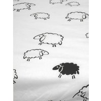 Пододеяльник Amarobaby Овечки AMARO-5201-O (белый/черный)
