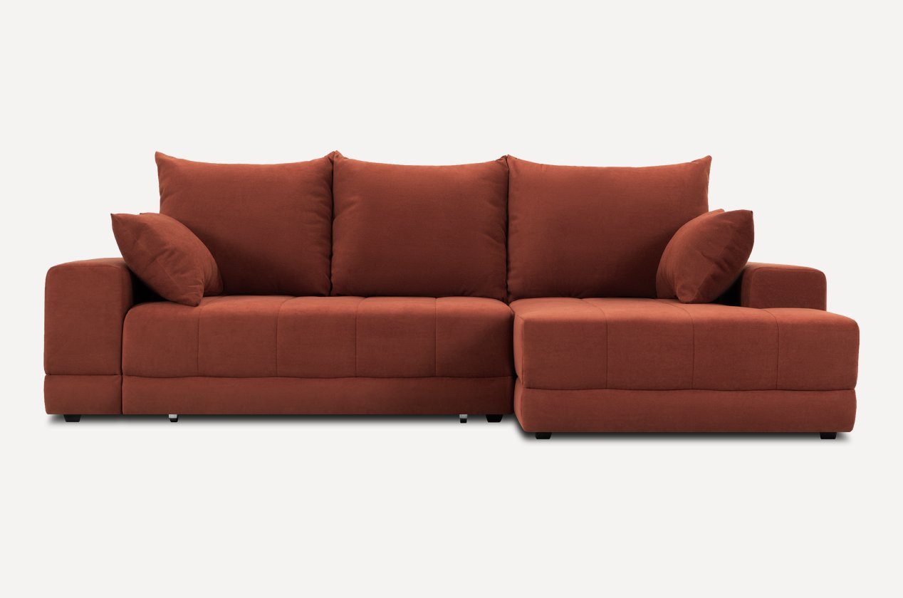 

Угловой диван Divan Дарол Velvet Terra 254456 (оранжевый)