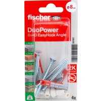 Дюбель-костыль Fischer EasyHook Angle DuoPower 8x40 K NV 557917 (4 шт)