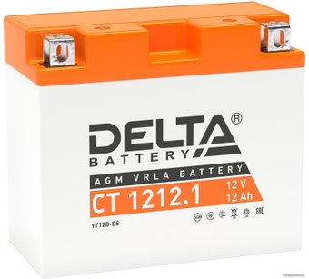 Мотоциклетный аккумулятор Delta CT 1212.1 (12 А·ч)