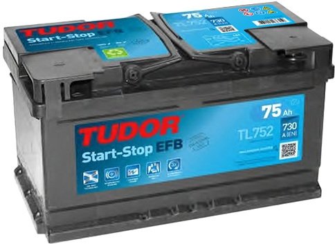 

Автомобильный аккумулятор Tudor Start-Stop EFB TL752 (75 А·ч)