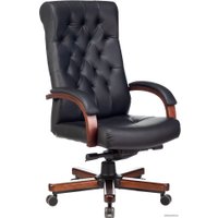 Офисное кресло Бюрократ T-9928WALNUT (черный)