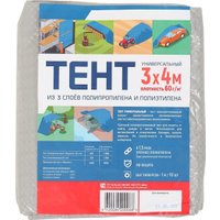 Тент Sima-Land 9915481 (4x3м, серый)