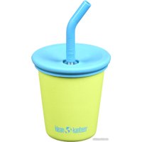 Многоразовый стакан Klean Kanteen Kid Cup Straw Lid 296мл (juicy pear)