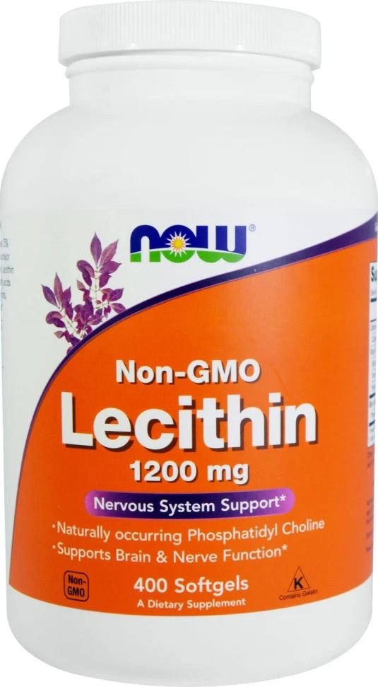 

БАД Now Foods Lecithin соевый 1200 мг (400 желатиновых капсул)